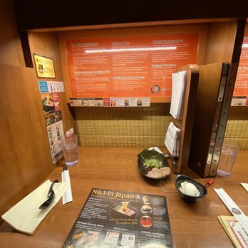 ICHIRAN - Brooklyn - Self dining cubical - Ramen Near Me - Brooklyn, New York