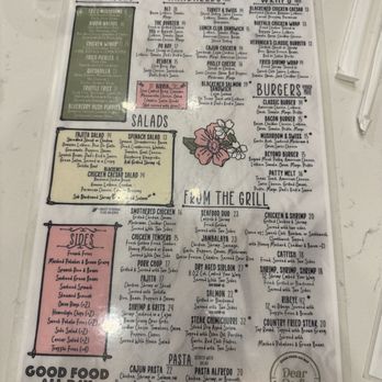 Dear Dad’s - Menu - Salad Near Me - Greensboro, North Carolina Dear Dad’s - Menu - Salad Near Me - Greensboro, North Carolina