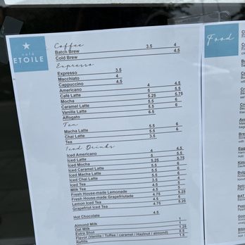 Café Etoile - Drink menu - French Near Me - Berkeley, California Café Etoile - Drink menu - French Near Me - Berkeley, California