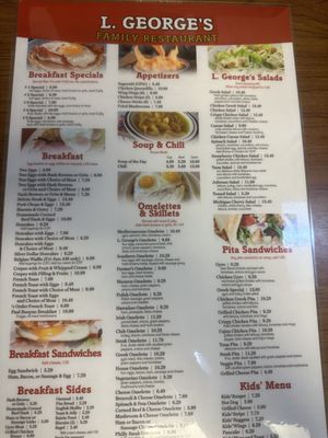 Menu photo 3 L Georges Coney Island Walled Lake, MI