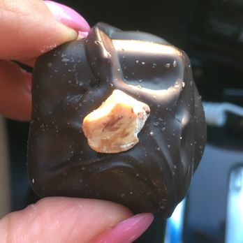 Suzi's Sweet Shoppe - Dark covered chocolate stuffed with caramel topped with sea salt - Candy Stores Near Me - Middletown, New Jersey Suzi's Sweet Shoppe - Dark covered chocolate stuffed with caramel topped with sea salt - Candy Stores Near Me - Middletown, New Jersey