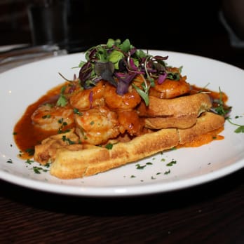Kingfish Kitchen & Cocktails - No. 7 Shrimp Gaufre - Cajun/Creole Near Me - New Orleans, Louisiana