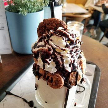 Bulls and Dogs - Chocolate Chip Cookie milkshake - Hot Dogs Near Me - Amsterdam, New Hampshire Bulls and Dogs - Chocolate Chip Cookie milkshake - Hot Dogs Near Me - Amsterdam, New Hampshire