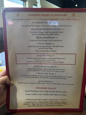 Menu photo 1 Texas Legends Steakhouse Madisonville, TX