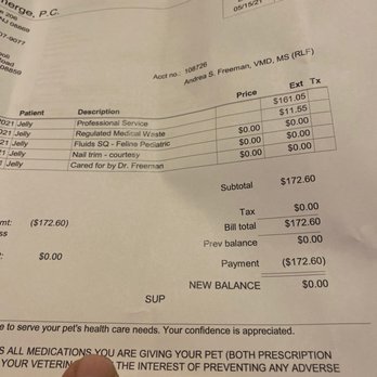 AnimERge - Bill was not unfair very reasonable - Emergency Pet Hospital Near Me - Raritan, New Jersey