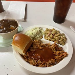 Pulled pork was delicious