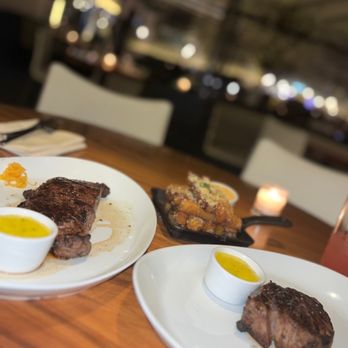 STK Steakhouse Chicago - 14oz NY Strip and Filet with Parmesan Truffle Fries - Steakhouses Near Me - Chicago, Illinois STK Steakhouse Chicago - 14oz NY Strip and Filet with Parmesan Truffle Fries - Steakhouses Near Me - Chicago, Illinois