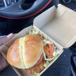 New Deluxe McCrispy. They must have thought I said put the veggies in the side ... staff was regular nonchalant mc Donald's staff. New Deluxe McCrispy. They must have thought I said put the veggies in the side ... staff was regular nonchalant mc Donald's staff.