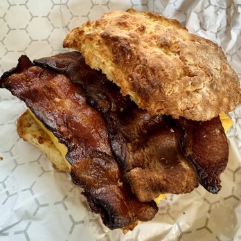 Little Coco - Bacon and Egg on Biscuit - Coffee & Tea Near Me - Barrington, New Jersey