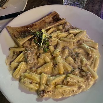 Barbusa - Bone marrow sausage pasta. I think about this pasta from time to time... so good - Italian Near Me - San Diego, California