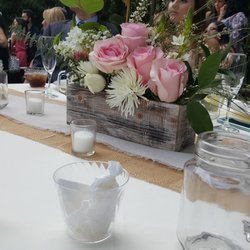 A beautiful outdoor wedding reception - Miami Beach.