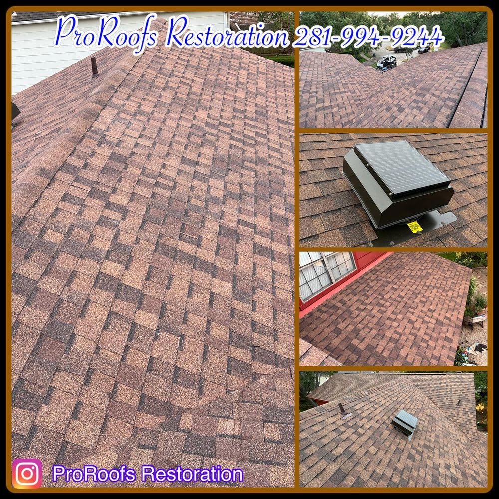 Slide of ProRoofs and Restoration