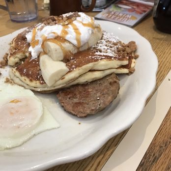 Dot Coffee Shop - Banana Nut Pancakes - American Near Me - Houston, Texas