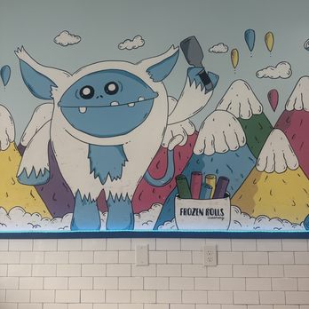 Frozen Rolls Creamery - Frozen roll wall! - Desserts Near Me - Austin, Texas Frozen Rolls Creamery - Frozen roll wall! - Desserts Near Me - Austin, Texas