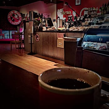Kick Butt Coffee - Kick Butt interior. My cup. Yeah, I need to clean it more often... - Coffee & Tea Near Me - Austin, Texas