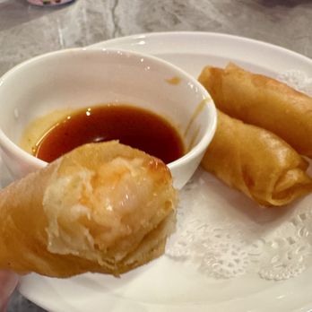 Jade Dynasty - Shrimp spring roll is filled with big juicy chunks of shrimp - Chinese Near Me - Minneapolis, Minnesota Jade Dynasty - Shrimp spring roll is filled with big juicy chunks of shrimp - Chinese Near Me - Minneapolis, Minnesota