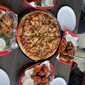 Promise Pizza - The Range Specialty Pizza Side of Ranch Side of Bleu Cheese Classic Buffalo Wings Garlic Parmesan Wings Honey BBQ Wings Sweet Chile Wings - Pizza Near Me - Round Rock, Texas Promise Pizza - The Range Specialty Pizza Side of Ranch Side of Bleu Cheese Classic Buffalo Wings Garlic Parmesan Wings Honey BBQ Wings Sweet Chile Wings - Pizza Near Me - Round Rock, Texas