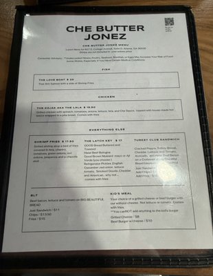 Menu photo 2 Che Butter Jonez Atlanta, GA