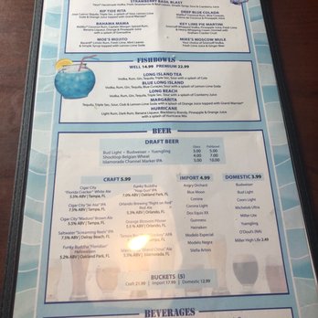 High Tide Harry's - Drink menu - Seafood Near Me - Orlando, Florida High Tide Harry's - Drink menu - Seafood Near Me - Orlando, Florida