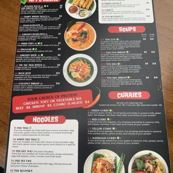 Tic Tac Thai - Menu - Thai Near Me - Spring, Texas