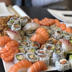 Jap'n Thai - The food was fantastic! The salmon and tuna roll so fresh and tasty. I'm from California and sushi at this place ranks right up there.