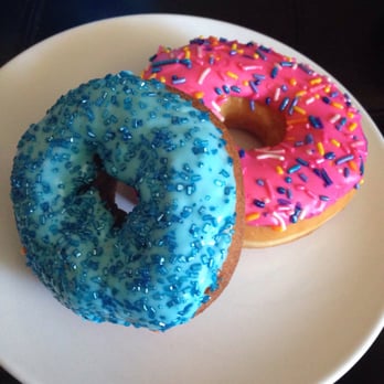 7-Eleven - two frosted donuts on a plate - Gas Stations Near Me - Hayward, California