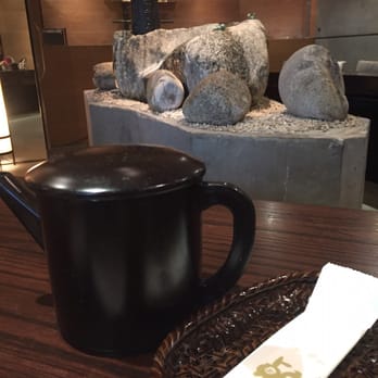 Tei-An - Soba-Yu - add to your left over soba dipping sauce to drink - Japanese Near Me - Dallas, Texas Tei-An - Soba-Yu - add to your left over soba dipping sauce to drink - Japanese Near Me - Dallas, Texas
