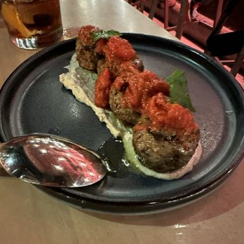 LÝRA - Charcoal Grilled Meatballs - Greek Near Me - Chicago, Illinois