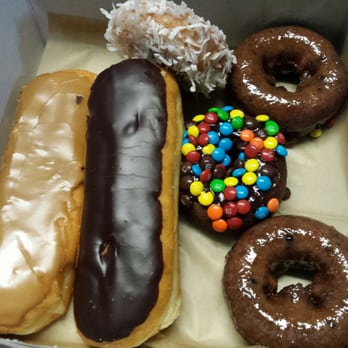 M & M Donuts - Maple, chocolate, coconut, M&M, and 2 blueberry - Donuts Near Me - Anaheim, California M & M Donuts - Maple, chocolate, coconut, M&M, and 2 blueberry - Donuts Near Me - Anaheim, California