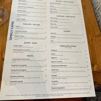 Simply Capri - Lunch Menu - Italian Near Me - Winter Garden, Florida Simply Capri - Lunch Menu - Italian Near Me - Winter Garden, Florida