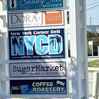 New York Corner Deli - a sign for a coffee shop - Delis Near Me - Surf City, North Carolina