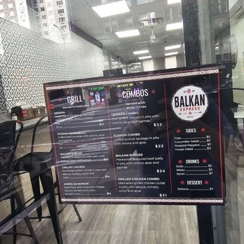 Balkan Express - Menu - Modern European Near Me - New York, New York