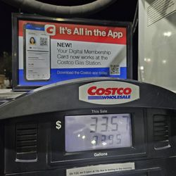 Costco Gasoline - Digital membership now works