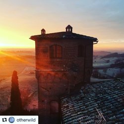 Castello delle Quattro Torra - Towers in the mist.