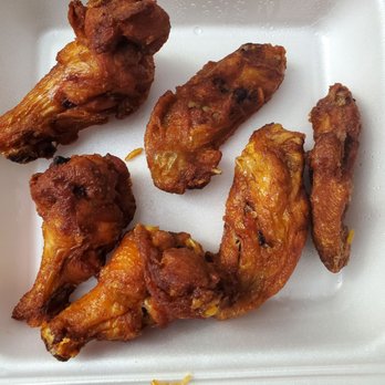 Kim Moon - chicken wings and rice in a styrofoam container - Chinese Near Me - Indiana, Pennsylvania