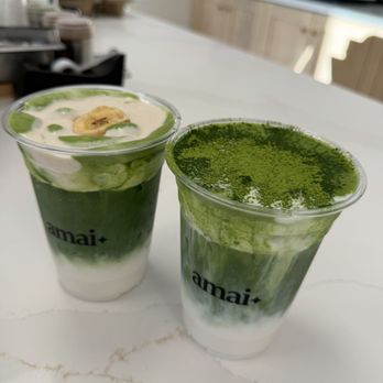 Amai - MATCHA EINSPANNER and BANANA CREAM MATCHA - Desserts Near Me - Huntington Beach, California Amai - MATCHA EINSPANNER and BANANA CREAM MATCHA - Desserts Near Me - Huntington Beach, California