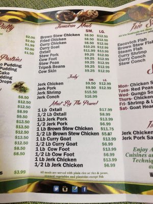 Menu photo 2 Chelly's Jamaican Restaurant Sunrise, FL Menu photo 2 Chelly's Jamaican Restaurant Sunrise, FL