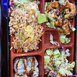 Ikura - Shrimp bento with fried rice option