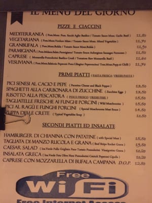 Menu photo 3 Il Bandierino Siena, SI Menu photo 3 Il Bandierino Siena, SI