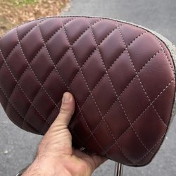 Specialized Automotive Services - Motorcycle back rest done somewhere else.