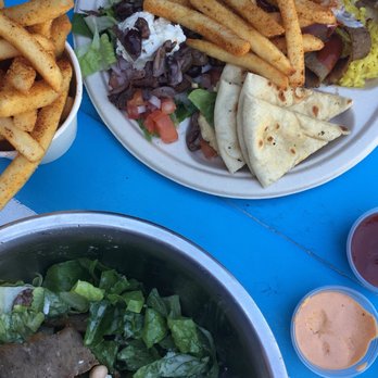 Rodini Park - Gyro Salad - Greek Near Me - Playa Vista, California Rodini Park - Gyro Salad - Greek Near Me - Playa Vista, California