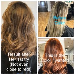 Essence Center for Beauty and Wellness - Photos of the color I wanted, my before and after