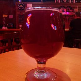 Crackberry cider. Max doesnt skimp on the fill...