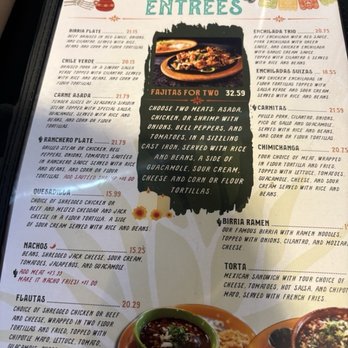 Guadalajara Grill - 9/12/26: menu - Mexican Near Me - Reno, Nevada