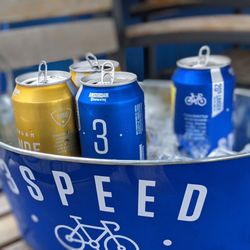 The Docks Driving Range - Bucket of beers. You need the ice to keep it cold on a hot day like today.