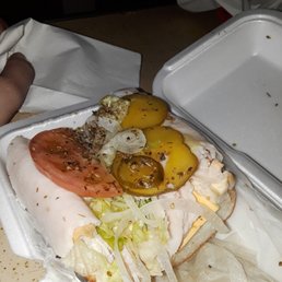 Turkey Hoagie. AMAZING! I NEVER thought I would call a "Turkey Sandwich" Amazing.