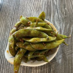 Garlic Edamame