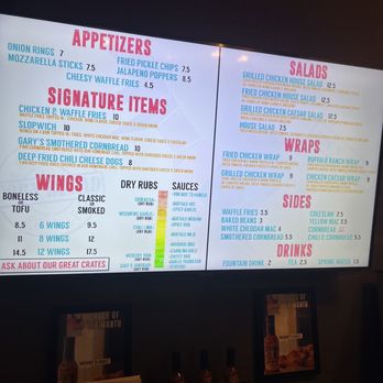 OX-B's - Menu - Chicken Wings Near Me - Columbus, Ohio