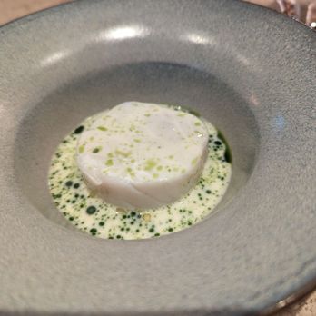 Aulis - Steamed cod with white asparagus - Modern European Near Me - London, XGL