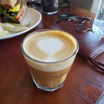 Lodge Bread - Their Vanilla Latte with Oat milk - Bakeries Near Me - Los Angeles, California